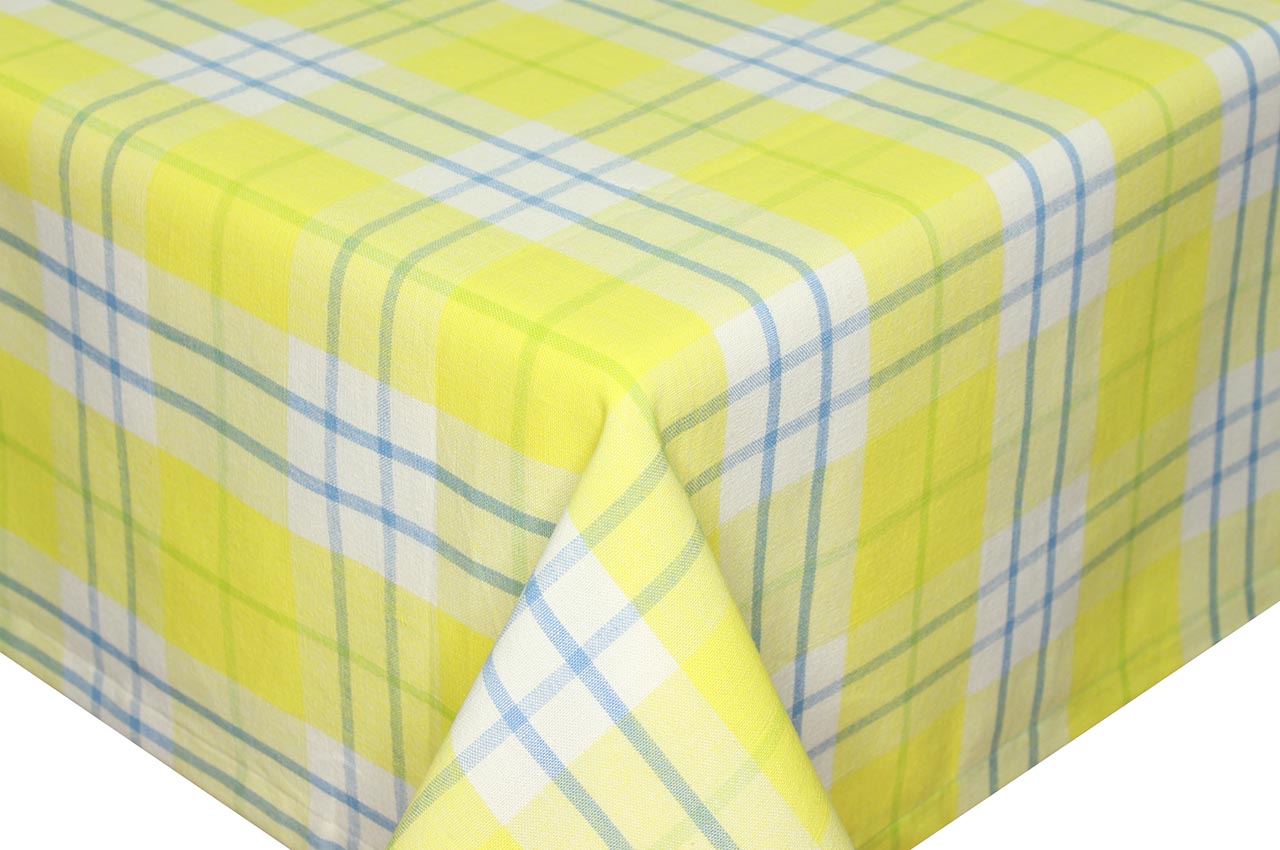 Lime Check Table Cloth (60*90 Inches) 1 Pc